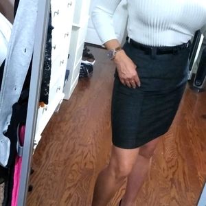 Gray lined skirt